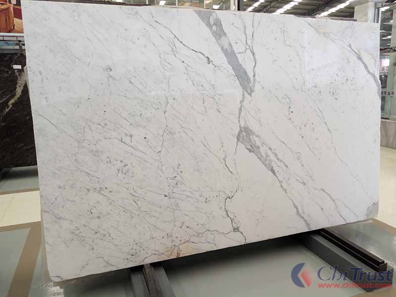 Super Nice White Statuari Marble Slab